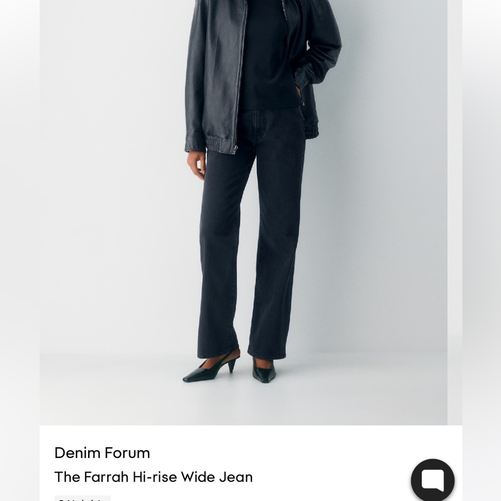Denim Forum Farrah Hi-Rise Wide